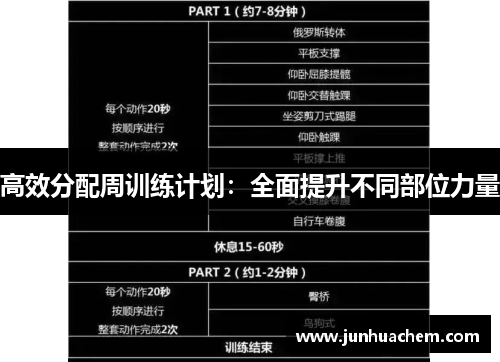 高效分配周训练计划：全面提升不同部位力量